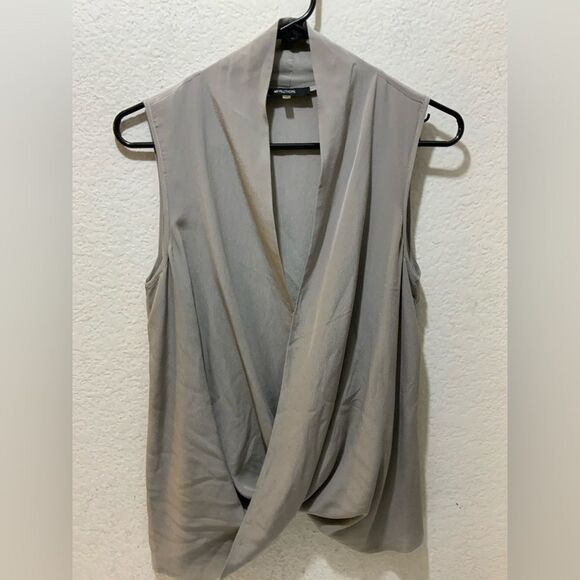 41Hawthorne Silk Open Front drape Blouse size S - Picture 1 of 5